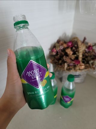 몽베스트 Montbest with Sparkling water Lemon OR Lime 20병(랜덤) — 5점을 준 리뷰어가 2021년 10월 올린 사용 사진