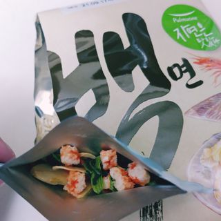 [풀무원] 자연은맛있다 정면, 백면, 홍면  세트 — 5점을 준 리뷰어가 2021년 4월 올린 사용 사진