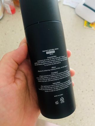 The Fact 더팩트 내추럴 에스에프엔 에이틴 스킨 토너 150ml — 4.5점을 준 리뷰어가 2022년 5월 올린 사용 사진