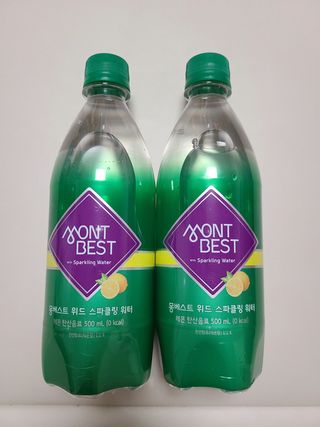 몽베스트 Montbest with Sparkling water Lemon OR Lime 20병(랜덤) — 5점을 준 리뷰어가 2021년 10월 올린 사용 사진