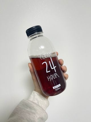 클린24시간 1BOX(5포) + 전용보틀(500ml) — 4.5점을 준 리뷰어가 2023년 3월 올린 사용 사진