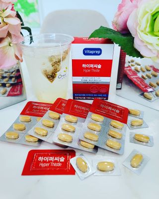 뉴트리션팩토리 비타프렙 하이퍼씨슬 밀크씨슬 900mg — 5점을 준 리뷰어가 2021년 7월 올린 사용 사진