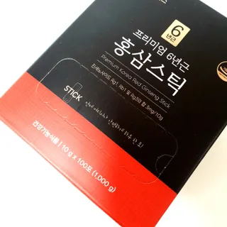 [푸름웰니스] 프리미엄 6년근 홍삼스틱 3mg x 100포 — 5점을 준 리뷰어가 2022년 3월 올린 사용 사진