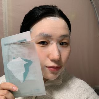 에이스노 레스큐 이미디에이트 수딩 시트마스크 — 4.5점을 준 리뷰어가 2021년 10월 올린 사용 사진