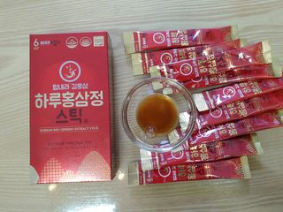 힘내라김홍삼 하루홍삼정스틱 10g x 10포 — 5점을 준 리뷰어가 2021년 3월 올린 사용 사진