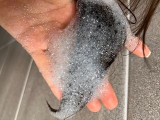 닥터시드 페퍼민트 앤 레몬 비건 비듬케어 쿨 탈모 샴푸 (1000ml) — 5점을 준 리뷰어가 2023년 7월 올린 사용 사진