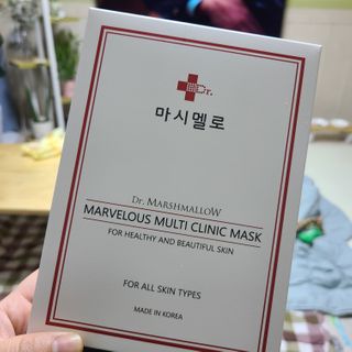 닥터마시멜로 마블러스 멀티 클리닉 마스크 — 5점을 준 리뷰어가 2021년 2월 올린 사용 사진