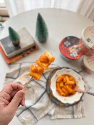 프리 [요리궁리] 타입 B (매콤,치즈,매콤까르보) 꽃떡볶이 6개입 세트 — 4점을 준 리뷰어가 2024년 12월 올린 사용 사진