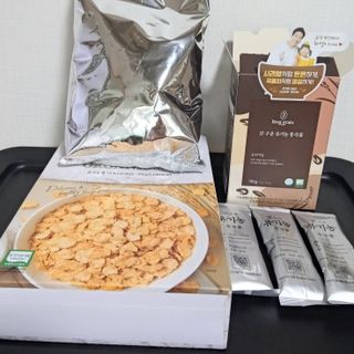 씨알푸드 유기농 쌀 시리얼 390g + 갓 구운 유기농 발아통곡물 150g — 5점을 준 리뷰어가 2021년 12월 올린 사용 사진