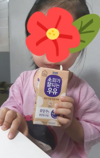 소화가 잘되는 우유 국산 5곡 미숫가루 — 5점을 준 리뷰어가 2021년 9월 올린 사용 사진