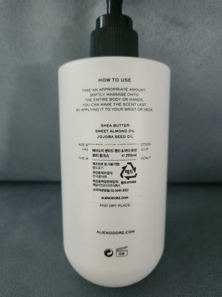 에일리언오더즈 센티드 핸드&바디 로션 290ml (3종 택1) — 4.5점을 준 리뷰어가 2023년 8월 올린 사용 사진