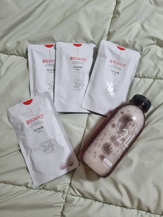 클린24시간 1BOX(5포) + 전용보틀(500ml) — 4.5점을 준 리뷰어가 2023년 5월 올린 사용 사진