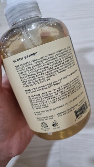 빅그린 안티 헤어로스 탈모 카렌듈라 바이옴 샴푸 500ml (지성두피용) — 5점을 준 리뷰어가 2022년 8월 올린 사용 사진