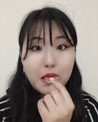 롯데제과 롯샌 카페크런치 — 5점을 준 리뷰어가 2021년 10월 올린 사용 사진