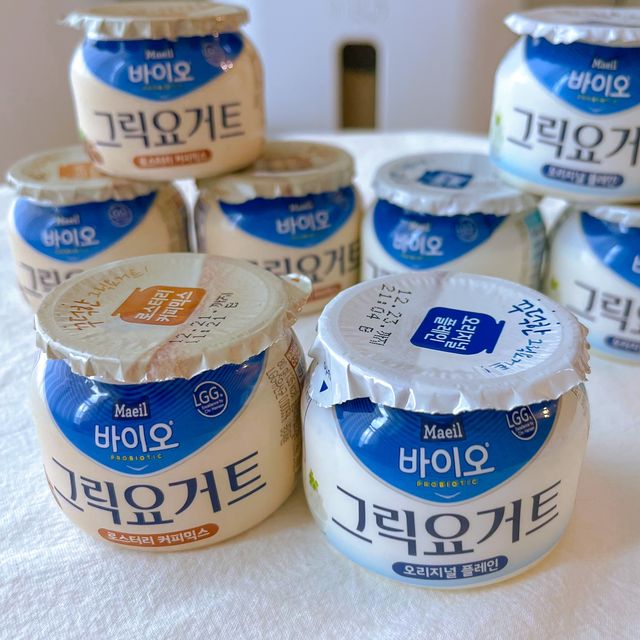 매일바이오 그릭요거트 오리지널 플레인 4개, 로스터리 커피믹스 4개 리뷰 사진