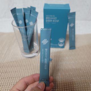 클린24시간 슬림앤유산균 1박스 (3.5g X 15포) — 5점을 준 리뷰어가 2022년 12월 올린 사용 사진