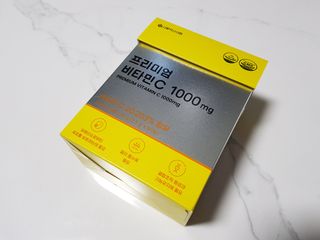 서울약사신협 프리미엄 비타민C 1,000mg_2.5g x 50포 — 5점을 준 리뷰어가 2021년 10월 올린 사용 사진