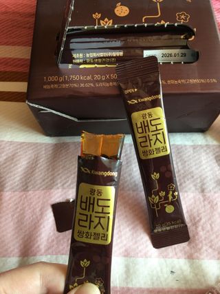 광동생활건강 [광동] 배도라지 쌍화젤리 (20g x 50포) — 5점을 준 리뷰어가 2024년 2월 올린 사용 사진