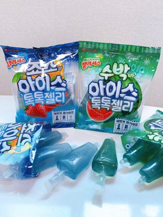 롯데제과 죠스바 아이스 톡톡 젤리 — 5점을 준 리뷰어가 2021년 10월 올린 사용 사진