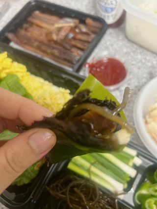 마라도푸드 포항 구룡포 햇 과메기 야채세트 마라도회식당 꽁치 — 5점을 준 리뷰어가 2023년 11월 올린 사용 사진
