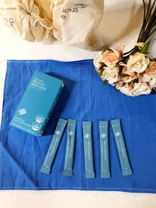 클린24시간 슬림앤유산균 1박스 (3.5g X 15포) — 5점을 준 리뷰어가 2022년 10월 올린 사용 사진