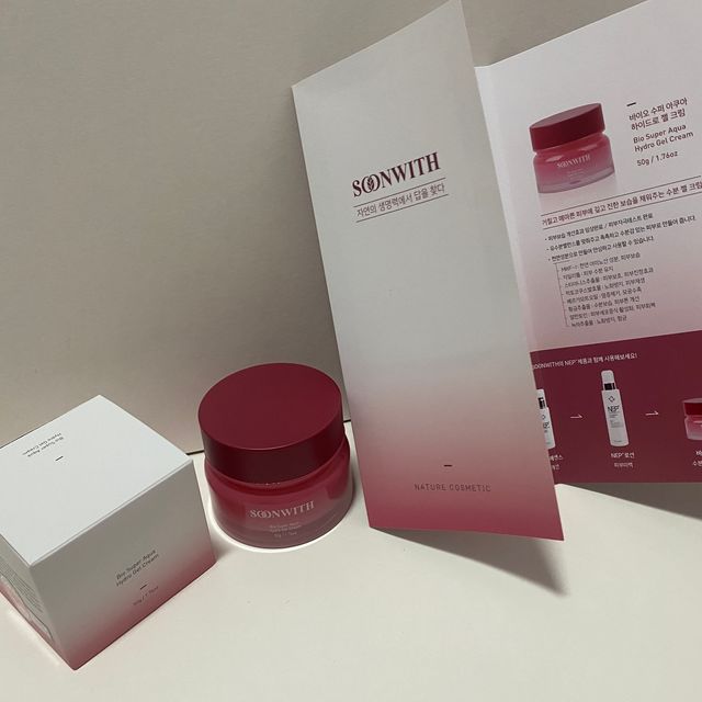 SOONWITH 바이오 수퍼 아쿠아 하이드로 젤 크림 리뷰 사진