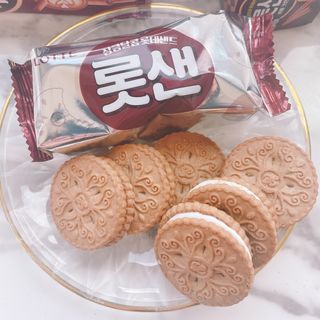 롯데제과 롯샌 카페크런치 — 5점을 준 리뷰어가 2021년 10월 올린 사용 사진