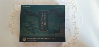 서울약사신협_프리미엄 진 녹용스틱 플러스10g x 30포 — 5점을 준 리뷰어가 2021년 7월 올린 사용 사진