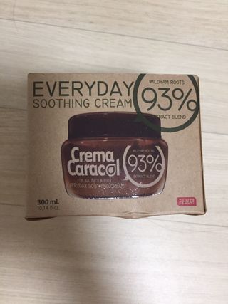 자민경 크레마카라콜 에브리데이 수딩 크림 300ml — 5점을 준 리뷰어가 2021년 1월 올린 사용 사진