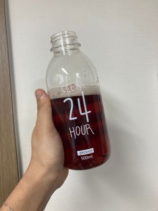 클린24시간 1BOX(5포) + 전용보틀(500ml) — 4.5점을 준 리뷰어가 2022년 12월 올린 사용 사진