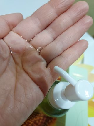 스킨큐어 산다화 순한 클렌징 동백 오일 200ml — 5점을 준 리뷰어가 2023년 3월 올린 사용 사진