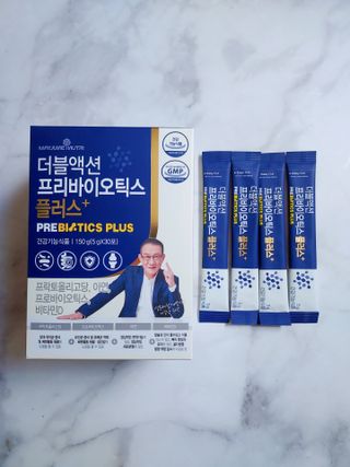 메이준뉴트리 더블액션 프리바이오틱스 플러스+ — 5점을 준 리뷰어가 2021년 5월 올린 사용 사진