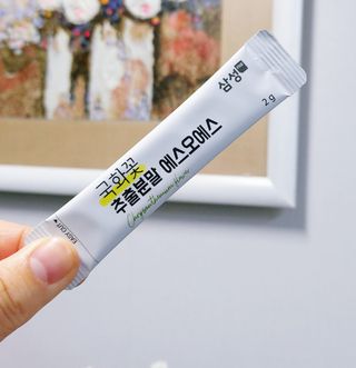 체인미 국화꽃 추출분말 에스오에스 곡류효소 과일채소 17종 혼합 분말 스틱 — 5점을 준 리뷰어가 2021년 10월 올린 사용 사진
