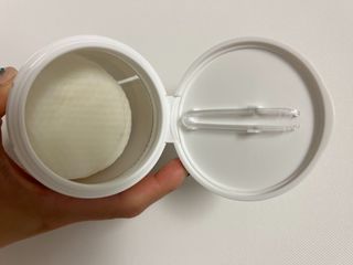 랑벨 비타 에너지 잡티 앰플 패드 65매 (투명하고 밝은 얼굴 광채패드) — 5점을 준 리뷰어가 2022년 6월 올린 사용 사진