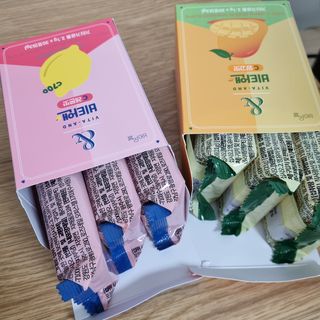 비타앤C 레몬맛, 망고맛 — 5점을 준 리뷰어가 2021년 5월 올린 사용 사진