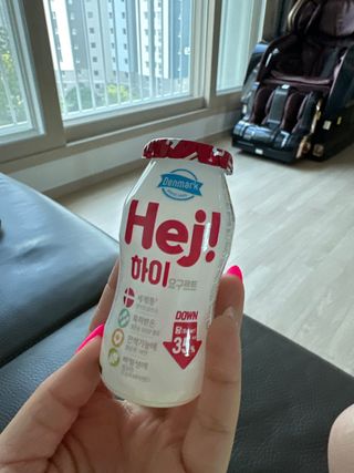 덴마크 *[구매평]하이(Hej!) 브랜드 패키지(요구르트, 그릭요거트) — 5점을 준 리뷰어가 2025년 8월 올린 사용 사진
