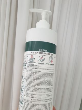 [바이오맥스] 프로코어 탈모완화샴푸 1000ml — 5점을 준 리뷰어가 2022년 8월 올린 사용 사진