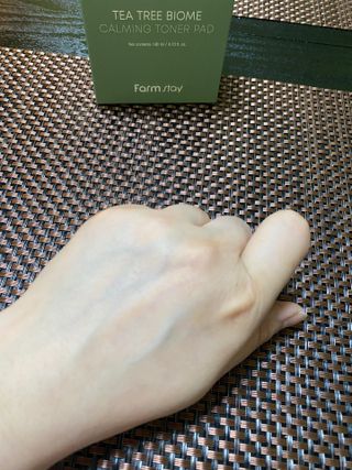 팜스테이 티트리 바이옴 카밍 토너 패드 — 5점을 준 리뷰어가 2022년 3월 올린 사용 사진