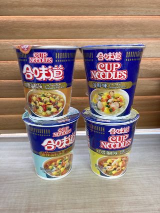 NISSIN 닛신 컵누들  4종 - 씨푸드오리지날, 씨푸드 스파이시, 씨푸드 커리, 씨푸드 XO소스 — 5점을 준 리뷰어가 2022년 11월 올린 사용 사진