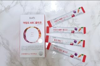 아임오 ABC 콜라겐 젤리 14포 — 5점을 준 리뷰어가 2021년 11월 올린 사용 사진
