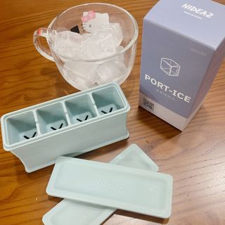니디즈 포트아이스 2단 밀폐 실리콘 얼음틀 — 4점을 준 리뷰어가 2023년 2월 올린 사용 사진