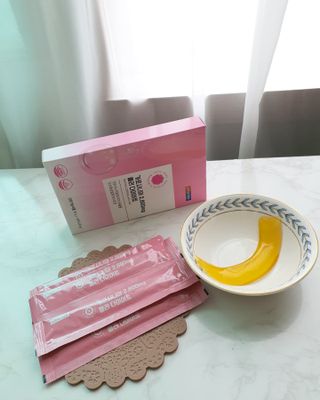 주식회사 얼굴반쪽 [얼굴반쪽 가르시니아 2,800mg] x 14포 1주 젤리 다이어트 보조제 체지방감소 — 5점을 준 리뷰어가 2021년 10월 올린 사용 사진