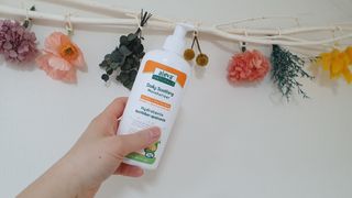 알레바 내츄럴 데일리 수딩 모이스처라이저럴 아기 로션 — 5점을 준 리뷰어가 2021년 2월 올린 사용 사진