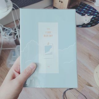 리훈 2023년 아이라이크 모눈 다이어리 미니달력 세트 — 4.5점을 준 리뷰어가 2022년 12월 올린 사용 사진