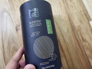 프리마인 자체 기업부설 연구소에서 찾아낸 건강한 수면의 비밀.  슬립토 플러스 30포 — 4점을 준 리뷰어가 2023년 4월 올린 사용 사진