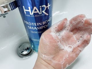 헤어플러스 단백질탈모샴푸 500ml+단백질본드앰플 145ml — 5점을 준 리뷰어가 2021년 3월 올린 사용 사진