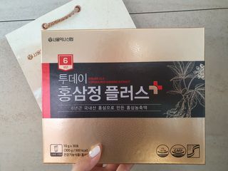 서울약사신협_투데이홍삼정플러스스틱_10g x 30포 — 5점을 준 리뷰어가 2021년 2월 올린 사용 사진