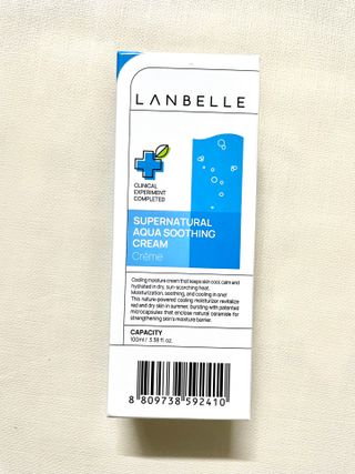 랑벨 수퍼내츄럴 아쿠아 수딩 크림 100ml — 5점을 준 리뷰어가 2022년 4월 올린 사용 사진