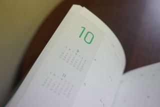 리훈 2023년 아이라이크 모눈 다이어리 미니달력 세트 — 5점을 준 리뷰어가 2022년 11월 올린 사용 사진