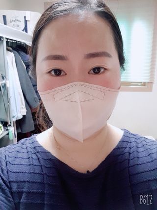 [애니가드] 셋업 메베마스크라이트  (대형 4컬러 + 중형 4컬러) — 5점을 준 리뷰어가 2022년 6월 올린 사용 사진